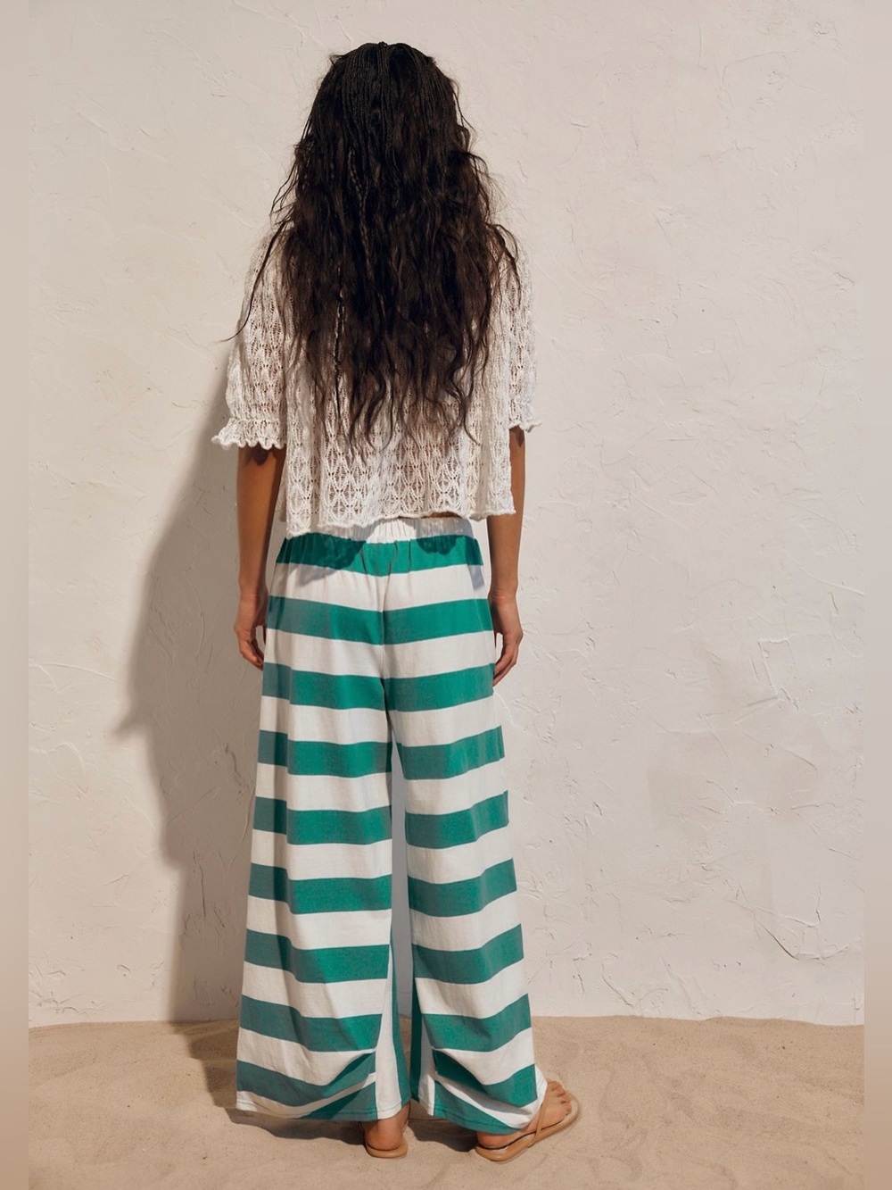 Free People Dakota Pants~ Vivid Green SOLD OUT COLOR - Picture 3 of 4